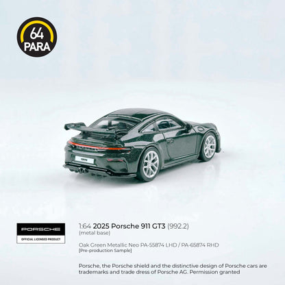 Porsche 911 GT3 (992.2) 2025 1:64 Scale Diecast Collectible