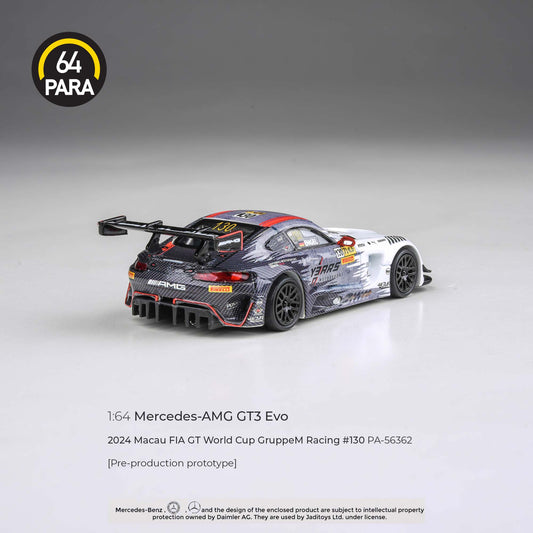 Mercedes-AMG GT3 Evo 2024 1:64 Scale Diecast Collectible