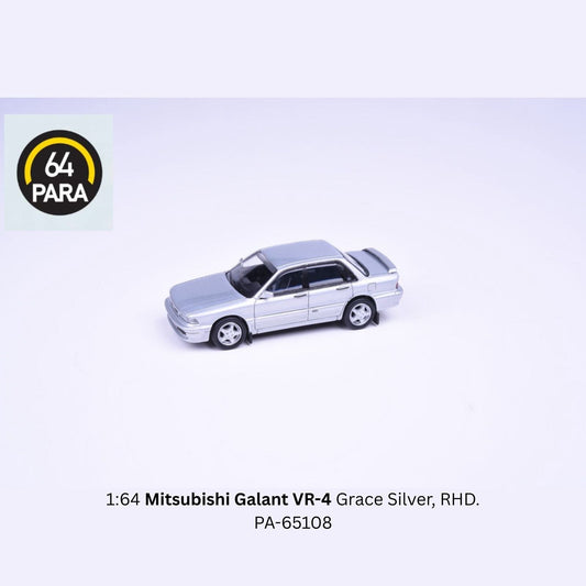 Mitsubishi Galant VR 4 Grace Silver 1:64 Scale Diecast Collectible