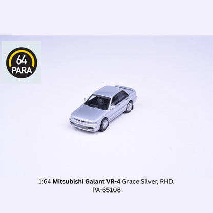 Mitsubishi Galant VR 4 Grace Silver 1:64 Scale Diecast Collectible