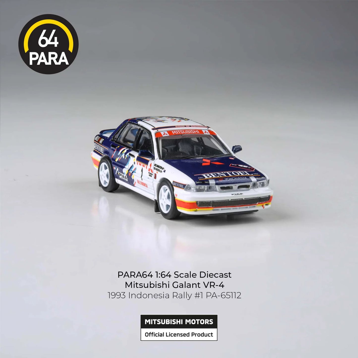PARA64 Mitsubishi Galant VR-4 1993 Indonesian Rally 1:64 Scale Diecast Model (Pre-Order)