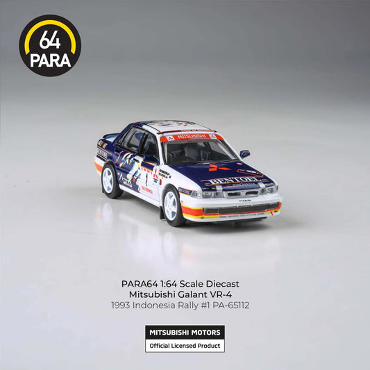 PARA64 Mitsubishi Galant VR-4 1993 Indonesian Rally 1:64 Scale Diecast Model (Pre-Order)