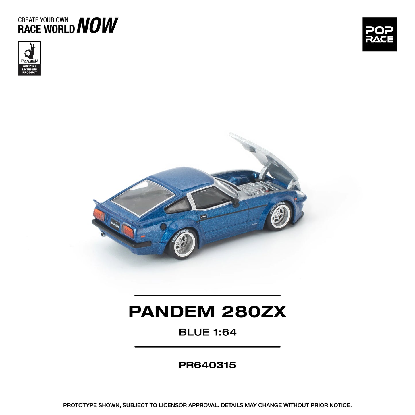 POPRACE Racing Pandem GR86 Blind Box Series 1:64 Scale Diecast Model (Random 1 of 6 Cars) – Pre-Order