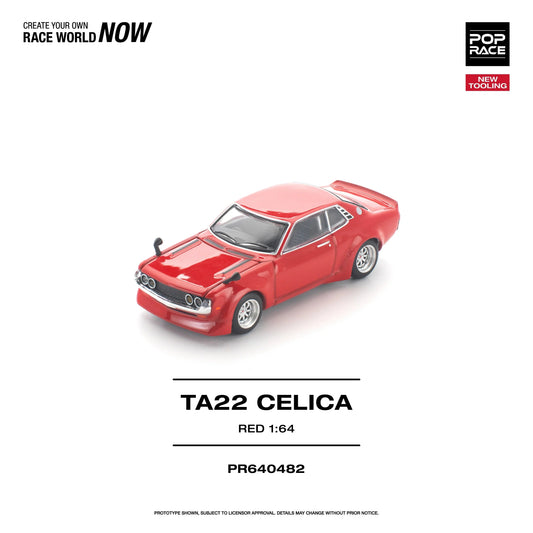 *PRE-ORDER* TA22 Celica New Tooling, 1:64 Scale (Red) collectible diecast model at Poketwheels