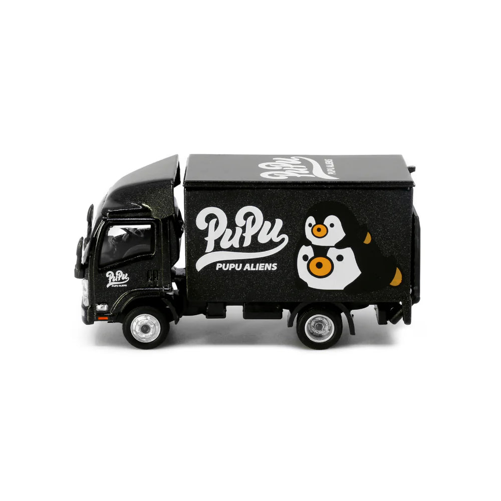 TINY Isuzu N Series Box Lorry "PUPU ALIENS", 1:76 Scale