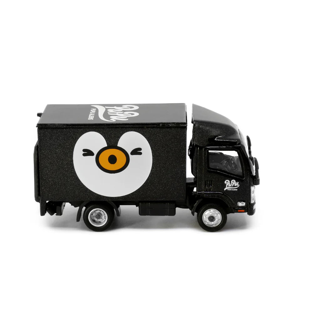 TINY Isuzu N Series Box Lorry "PUPU ALIENS", 1:76 Scale