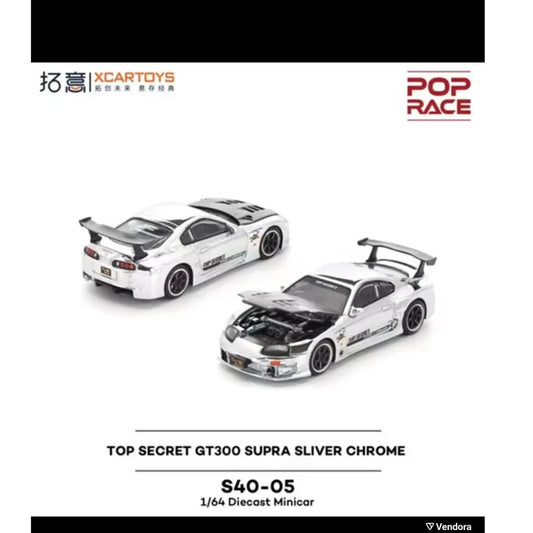 POPRACE Toyota Supra Top Secret GT3300, 1:64 Scale
