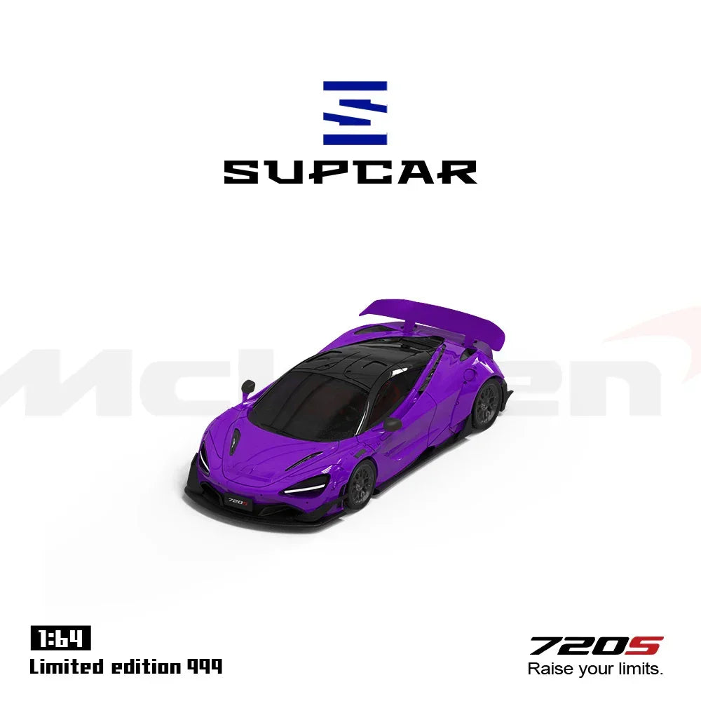 SC - McLaren 720S(Limited Edition 999), 1:64 Scale (Purple) collectible diecast model at Poketwheels