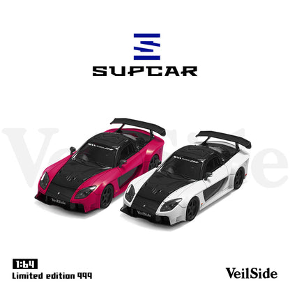 PRE-ORDER Time Micro SC-RX-7 VeilSide 60 Limited Edition (999 Pieces), 1:64 Scale (White)