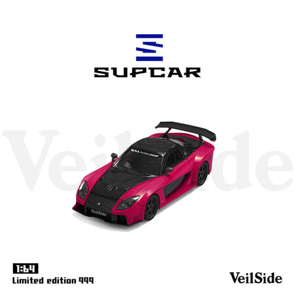 PRE-ORDER Time Micro SC RX-7 Veilside Rose Red Limited Edition 999 pcs 1:64 Scale Diecast Model