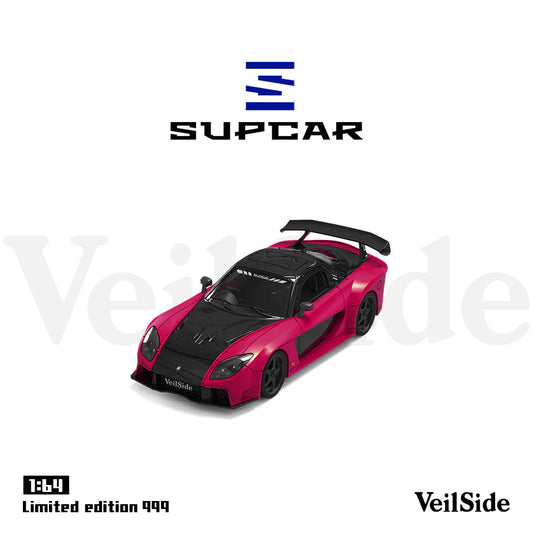 PRE-ORDER Time Micro SC-RX-7 VeilSide Limited Edition (999 Pieces), 1:64 Scale (Rose Red)