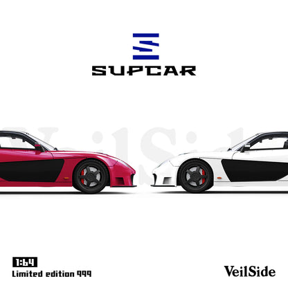 PRE-ORDER Time Micro SC RX-7 Veilside Rose Red Limited Edition 999 pcs 1:64 Scale Diecast Model