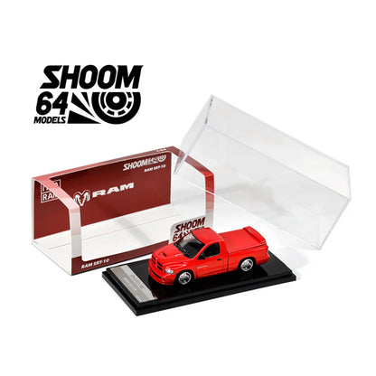 PRE-ORDER SHOOM64 Dodge Ram SRT-10 2003 Red 1:64 Scale Diecast Model