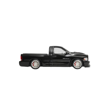 PRE-ORDER SHOOM64 Dodge Ram SRT-10 2003 Black 1:64 Scale Diecast Model