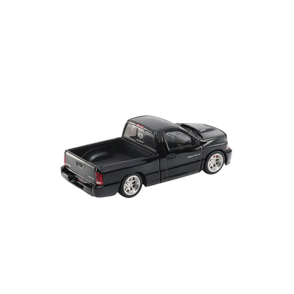 PRE-ORDER SHOOM64 Dodge Ram SRT-10 2003 Black 1:64 Scale Diecast Model