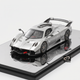 Pagani Huayra R Silver LCD Models | 1:43 Scale Diecast | Track Hypercar Collectible