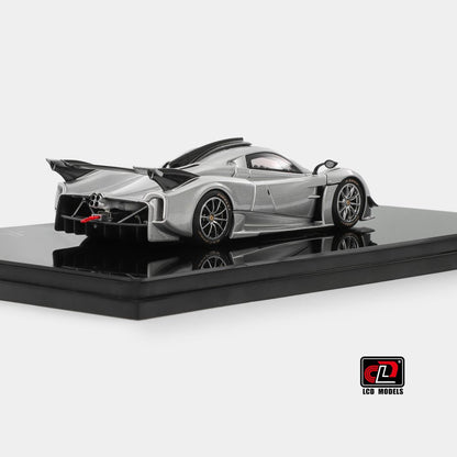 Pagani Huayra R Silver LCD Models | 1:43 Scale Diecast | Track Hypercar Collectible