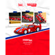 Ferrari F40 LM 1:64 Scale (Red) by Tarmac Works