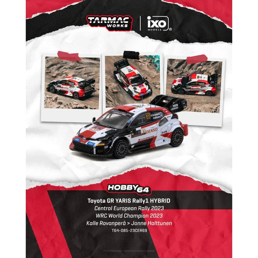 *PRE-ORDER* Toyota GR YARIS Rally1 HYBRID Central European Rally 2023 WRC World Champion Kalle Rovanperä / Jonne Halttunen 2023, 1:64 Scale collectible diecast model at Poketwheels
