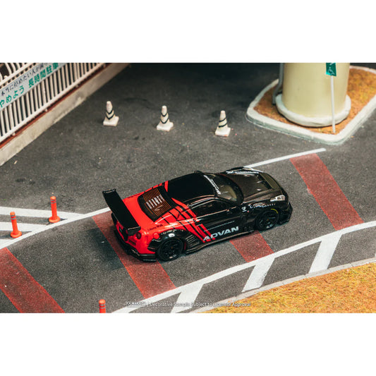 PRE-ORDER | LB Works Nissan GT-R Type 2 Advan 1:64 Scale by Tarmac Works