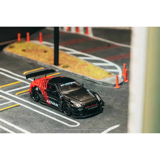 PRE-ORDER | LB Works Nissan GT-R Type 2 Advan 1:64 Scale by Tarmac Works