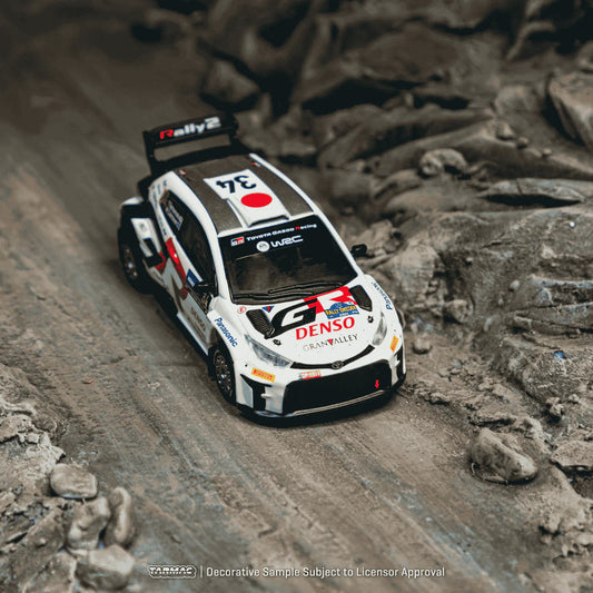 PRE-ORDER | Tarmac Works x iXO Models Toyota GR Yaris Rally2 Sweden 2024 Yuki Yamamoto / Marko Salminen 1:64 Scale