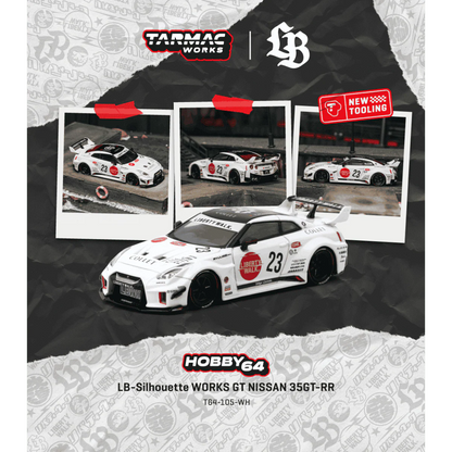 PRE-ORDER | LB-Silhouette Works GT NISSAN 35GT-RR 1:64 Scale (White) by Tarmac Works