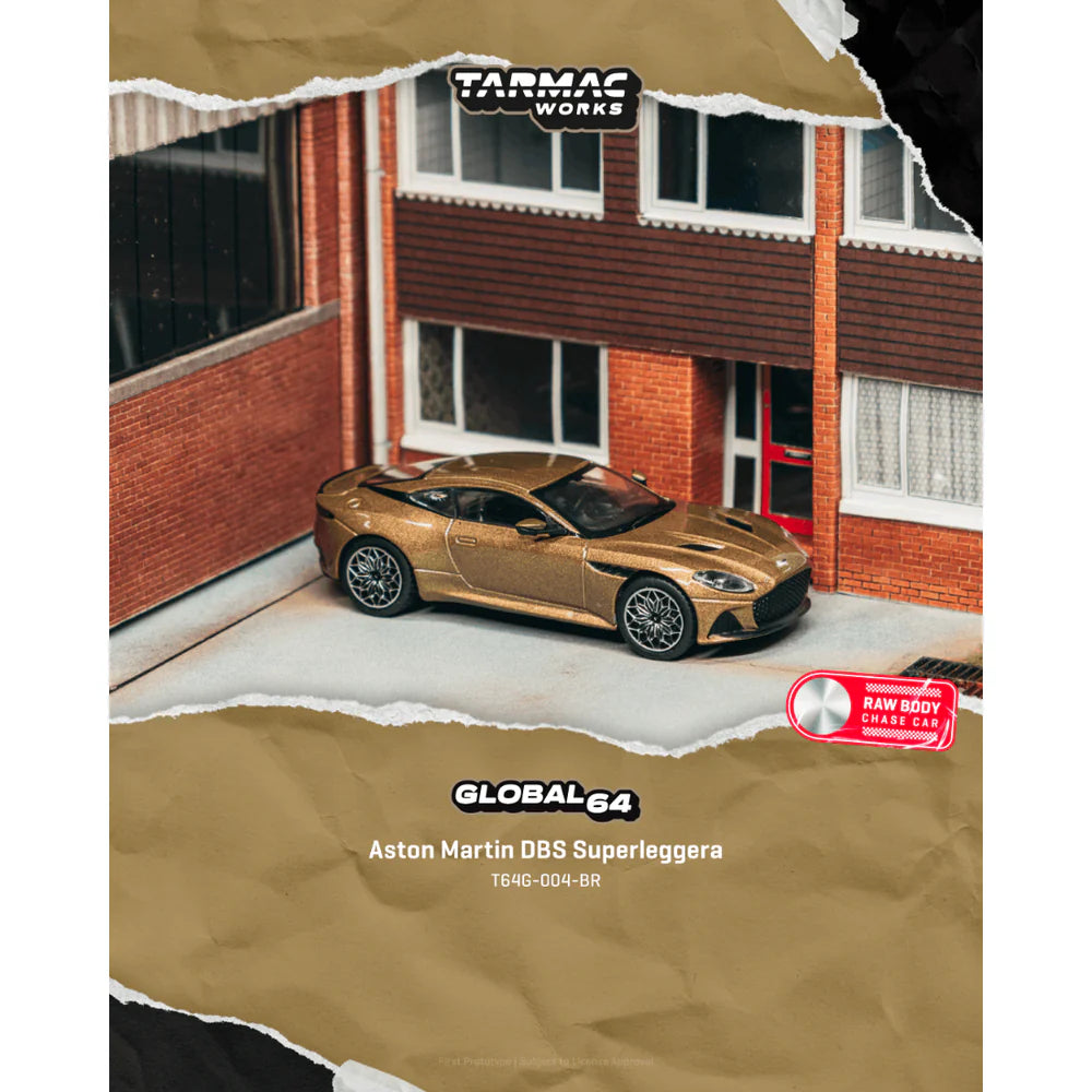 PRE-ORDER | Aston Martin DBS Superleggera (Chance of Chase Car) 1:64 Scale (Brown Metallic) by Tarmac Works