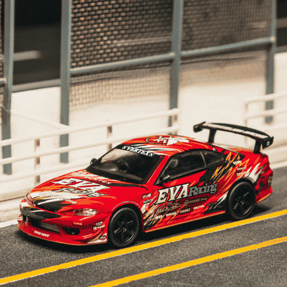 PRE-ORDER Tarmac Works Nissan EVA RT Production Model-02 S15, 1:64 Scale