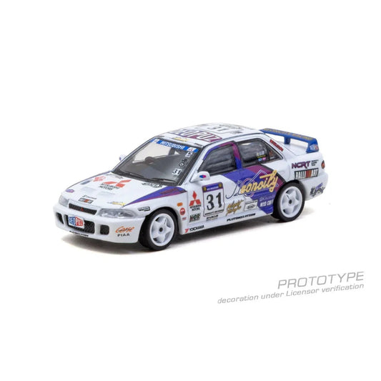 *PRE-ORDER* Mitsubishi Lancer Evolution Hong Kong Beijing Rally 2025 (Chance of Chase Car), 1:64 Scale collectible diecast model at Poketwheels