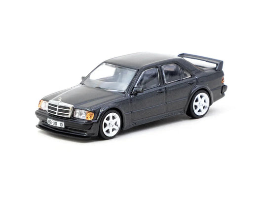 Mercedes-Benz 190 E 2.5-16 EVO 1 - Global64, 1:64 Scale (Black) collectible diecast model at Poketwheels