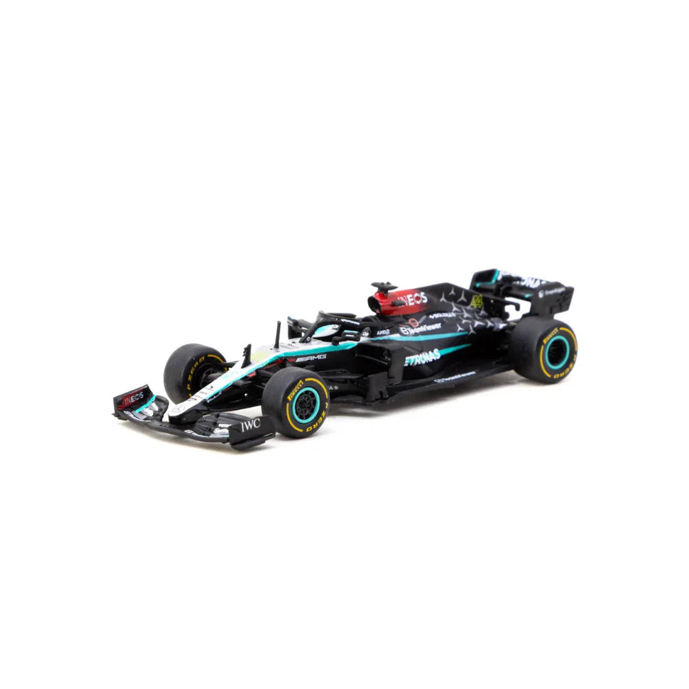 PRE-ORDER Tarmac Works Mercedes-AMG F1 W12 E Performance New York Demo Run Lewis Hamilton 2024 1:64 Scale Diecast Model (Pre-Order)