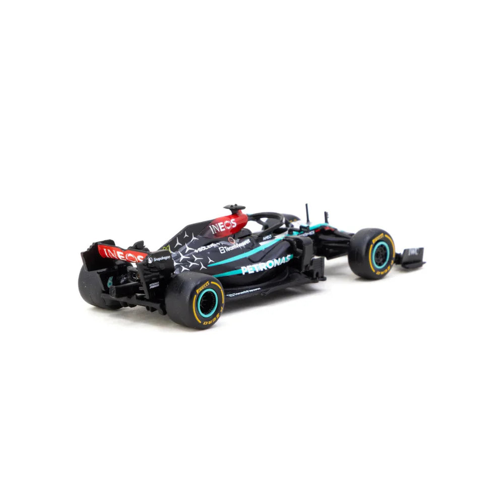 PRE-ORDER Tarmac Works Mercedes-AMG F1 W12 E Performance New York Demo Run Lewis Hamilton 2024 1:64 Scale Diecast Model (Pre-Order)