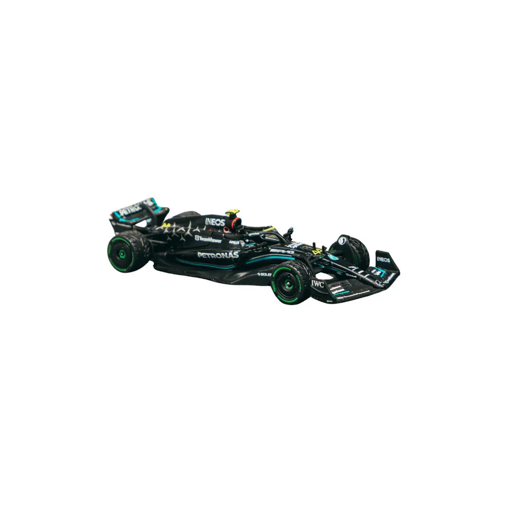 *PRE-ORDER* 1/64 Mercedes-AMG F1 W14 E Performance Monaco Grand Prix 2023 Lewis Hamilton - Tarmac Works X IXO Models GLOBAL64