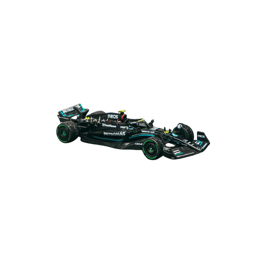 *PRE-ORDER* 1/64 Mercedes-AMG F1 W14 E Performance Monaco Grand Prix 2023 Lewis Hamilton - Tarmac Works X IXO Models GLOBAL64