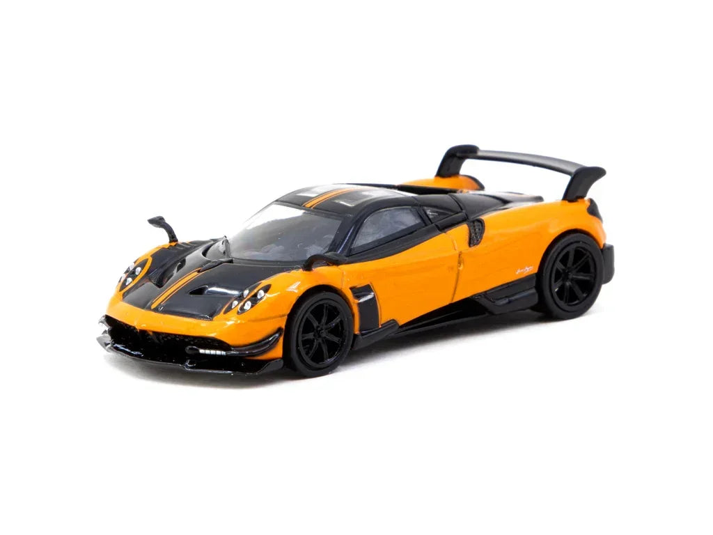 Pagani Huayra BC Arancio Saint Tropez - Global64, 1:64 Scale (Orange) collectible diecast model at Poketwheels