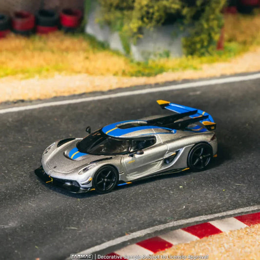 Koenigsegg Jesko Attack - Global64, 1:64 Scale (Silver) collectible diecast model at Poketwheels