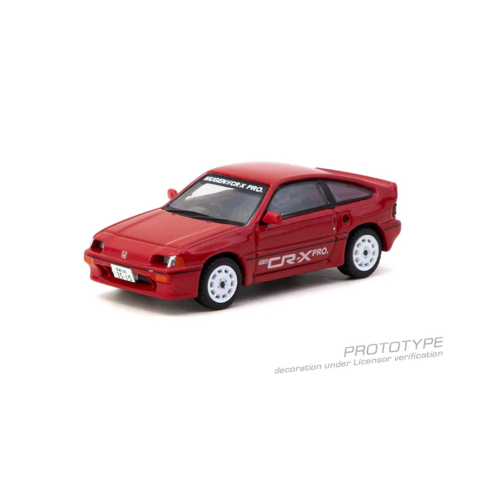PRE-ORDER | Honda Ballade Sports MUGEN CR-X PRO (Chance of Chase Car) 1:64 Scale (Red) by Tarmac Works