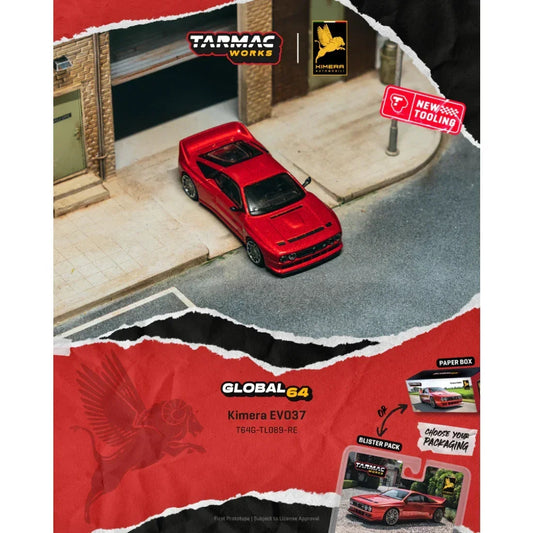 *PRE-ORDER* Kimera EVO37, 1:64 Scale (Red) collectible diecast model at Poketwheels