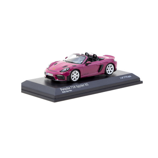 Porsche 718 Spyder RS Ruby Star Neo -  Collab64, 1:64 Scale