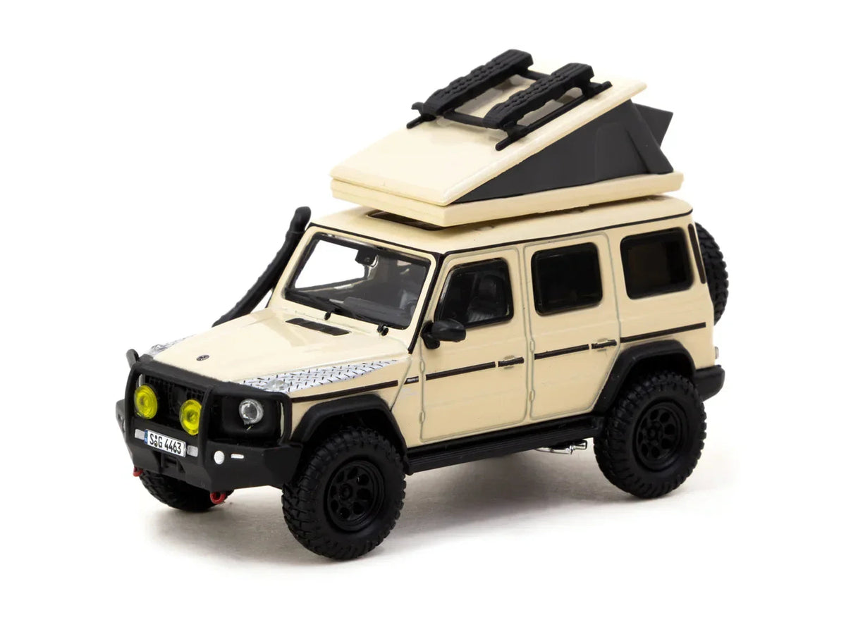 Mercedes-AMG G 63 Camping - Road64, 1:64 Scale (Beige) collectible diecast model at Poketwheels