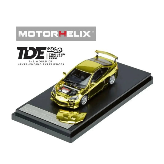 *TDE 2026* 1:64 Honda Integra Type R (DC5) MUGEN (Limited to 699 pcs), 1:64 Scale (Gold Chrome) collectible diecast model at Poketwheels