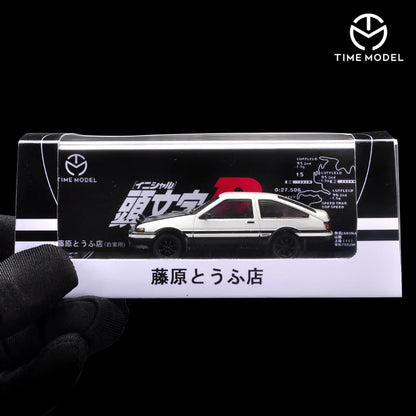 PRE-ORDER Time Micro Toyota AE86 Black Cover Regular Edition 1:64 Scale Diecast Model