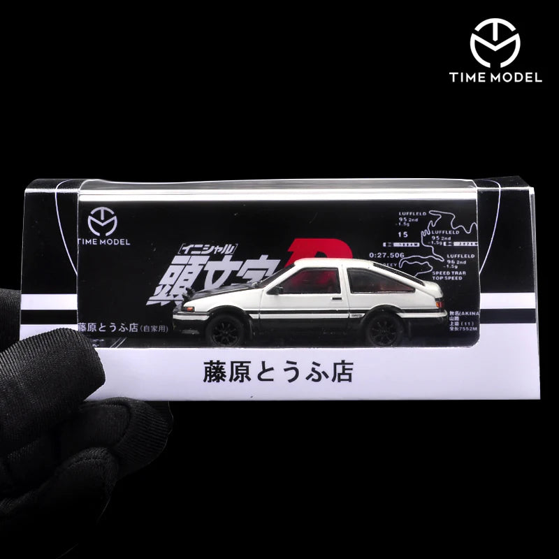 PRE-ORDER Time Micro Toyota AE86 Black Cover – Regular Edition, 1:64 Scale