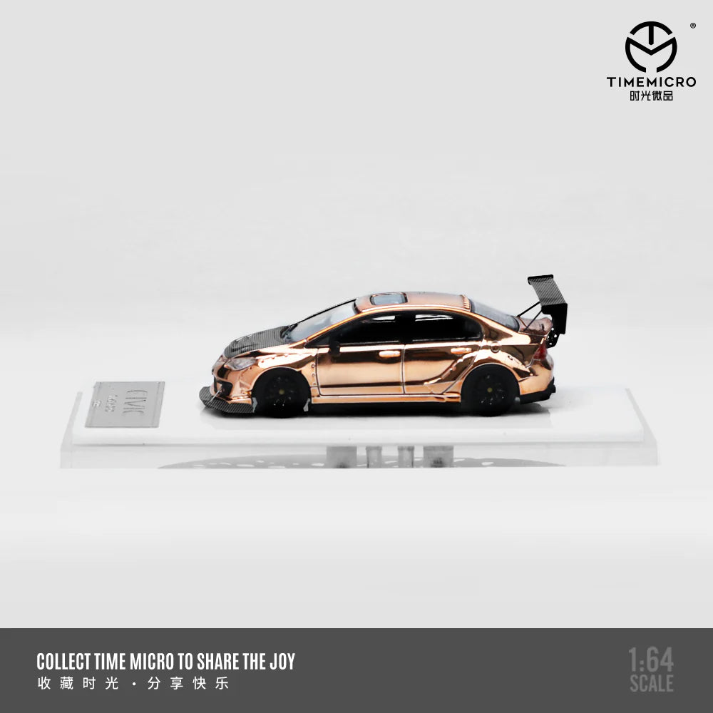 PRE-ORDER | Honda Civic Explosive Modification 1:64 Scale (Rose Gold) by Time Micro