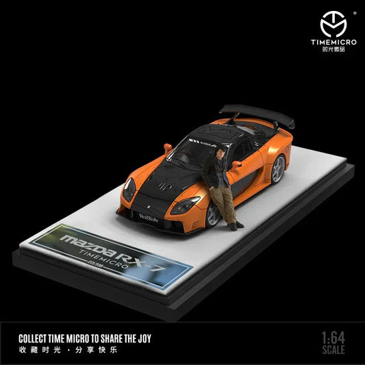 Mazda RX-7 Veilside Fast & Furious Figure Edition, 1:64 Scale collectible diecast model at Poketwheels