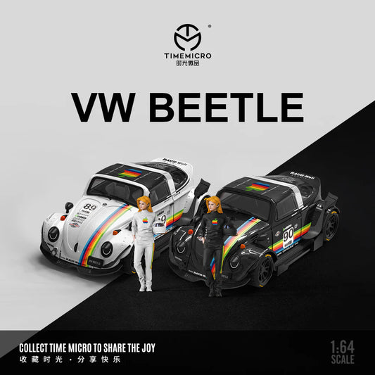PRE-ORDER | Beetle Black Apple Doll Edition 1:64 Scale by Time Micro