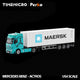 PRE-ORDER Time Micro TM Mercedes-Benz Actros Container Truck Blue & White 1:64 Scale Diecast Model