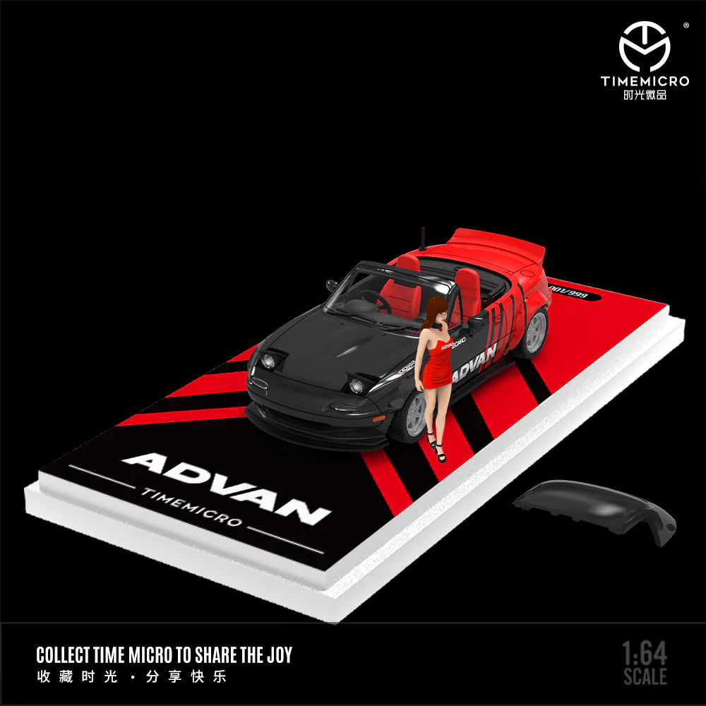 PRE-ORDER | Mazda MX-5 ADVAN Figure Edition 1:64 Scale by Time Micro