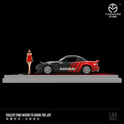 PRE-ORDER | Mazda MX-5 ADVAN Figure Edition 1:64 Scale by Time Micro